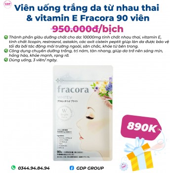 Viên uống trắng da từ nhau...