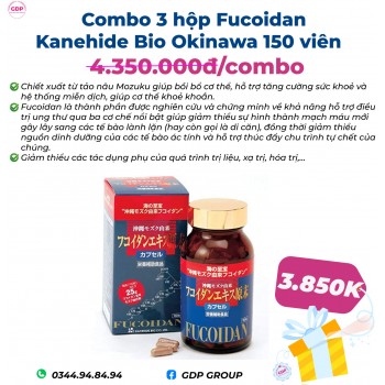 Combo 3 hộp Fucoidan Okinawa