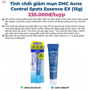 kem trị mụn DHC 15g