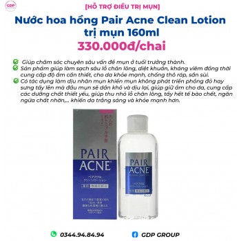 Nước hoa hồng trị mụn Pair